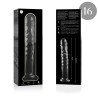Nebula Series By Ibiza - Modèle 16 Gode En Verre Borosilicate Clair 18.5 Cm -O- 3 Cm